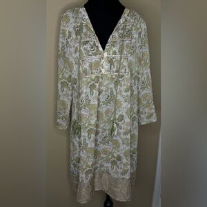 Floral Bohemian Tunic Dress